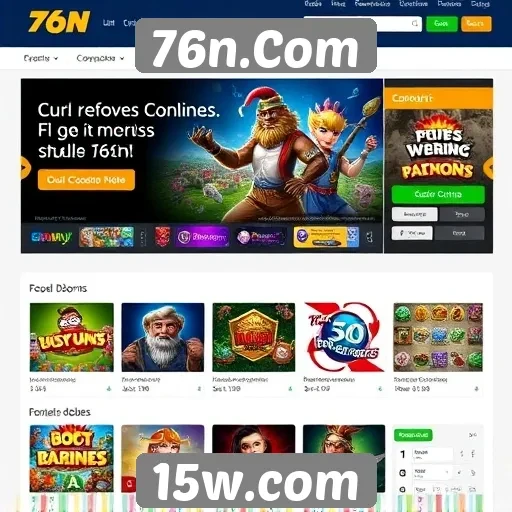 Análise das principais funcionalidades do site 76n.Com